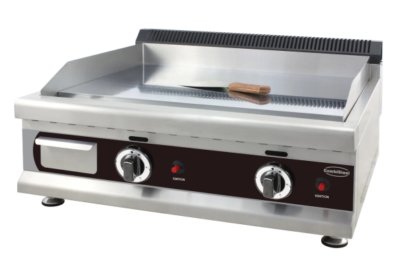PLAQUES GRILL A GAZ CHROME 800